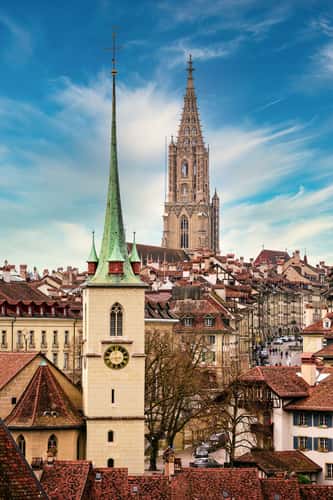  View over the Old Town of Bern