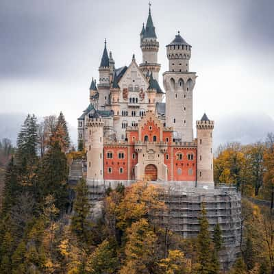 Best view of Neuschwanstein Castle II, Germany