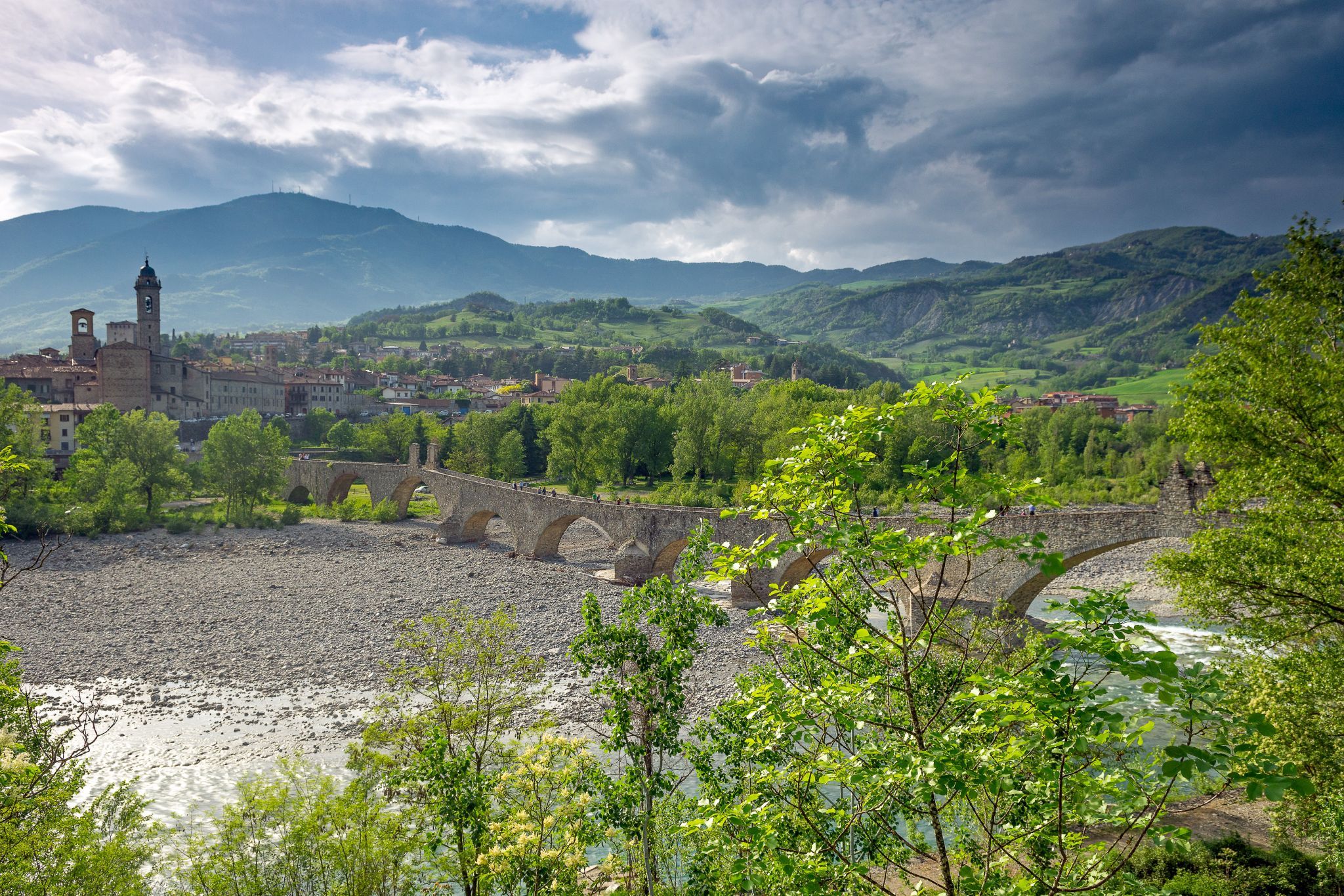 Bobbio the Devil's Bridge, Italy