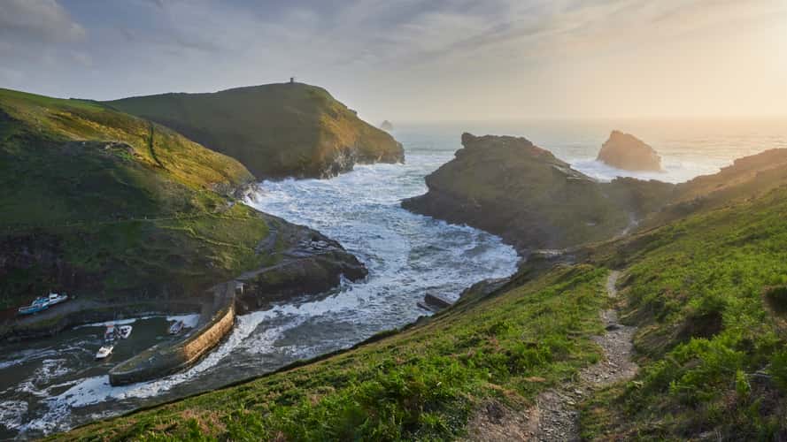 Boscastle harbour
