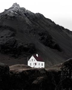 Lonely House in Arnarstapi
