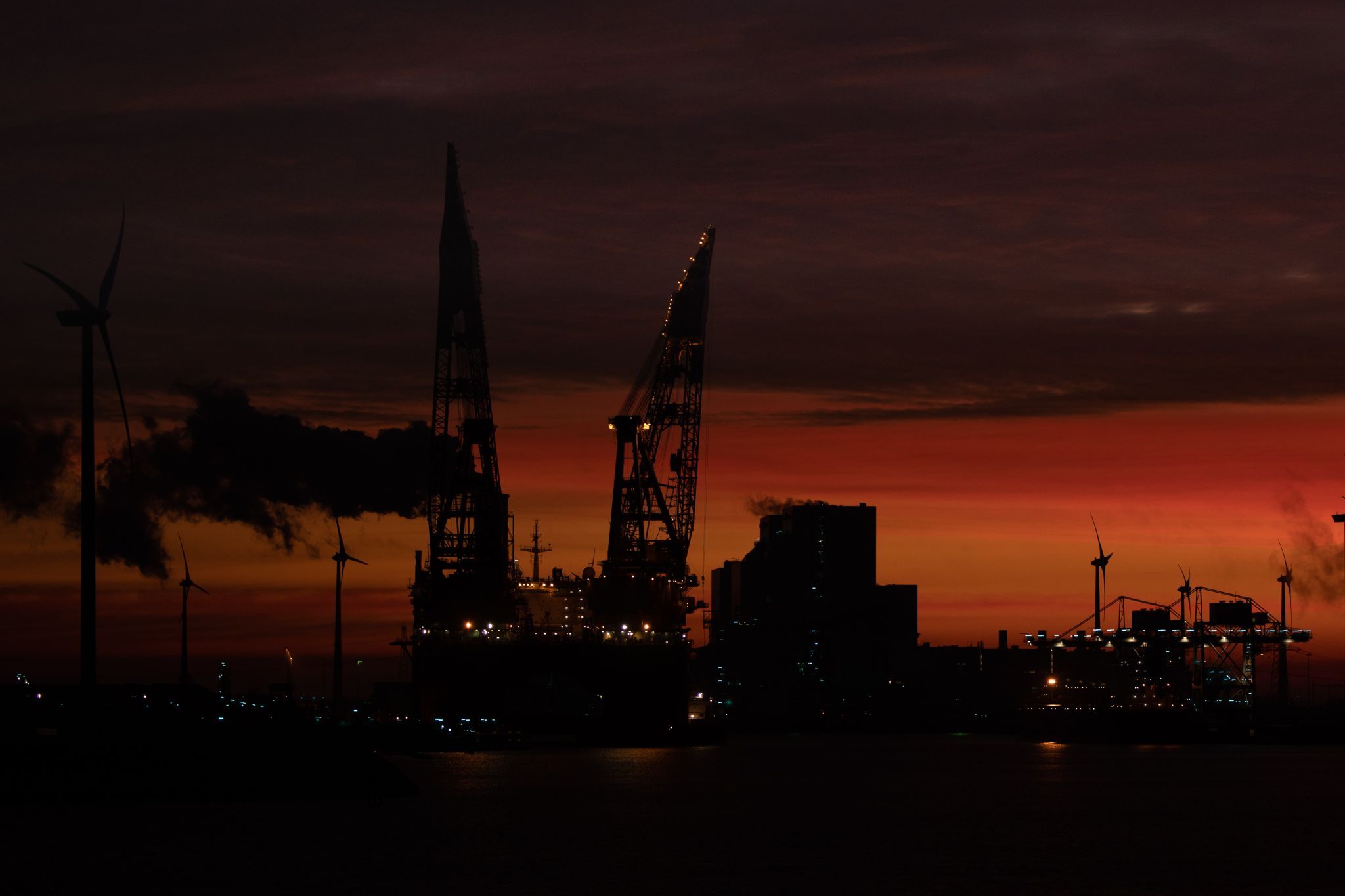 Eemshaven Dawn, Netherlands