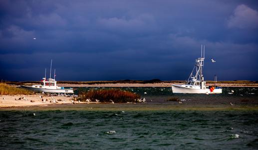 Fishing Boats before the storm Chatham