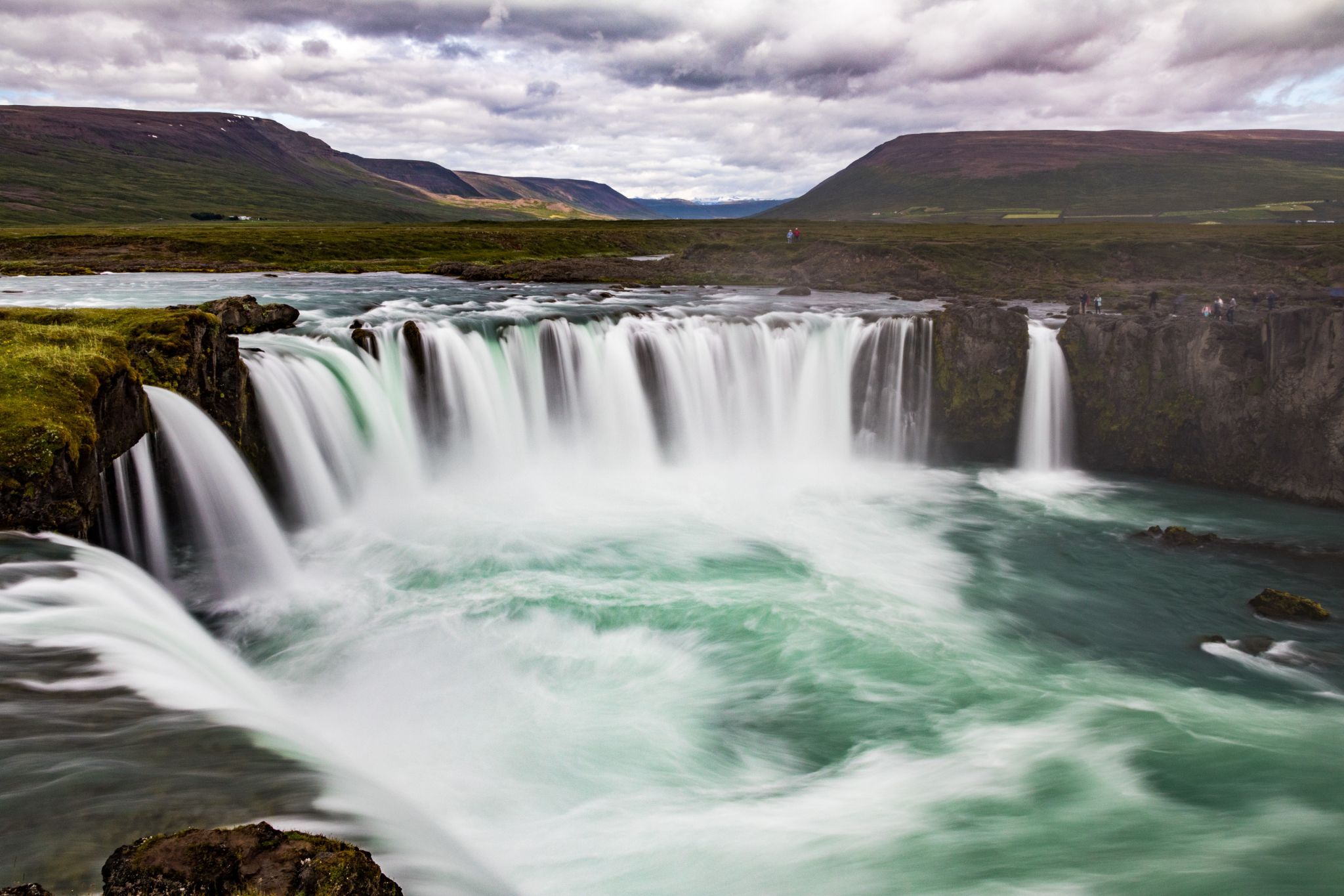 Goðafoss, South side view, Iceland