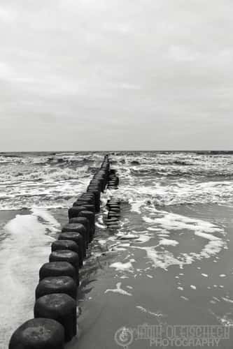 Groyne in the Baltic Sea, Koserow