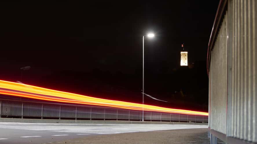Haller Weg, Blick auf Sparrenburg