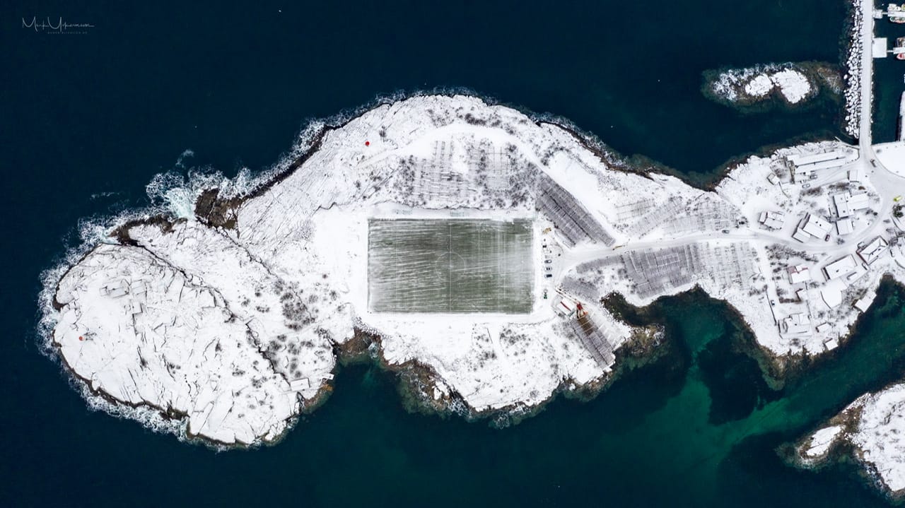 Henningsvær Soccer Field, Norway