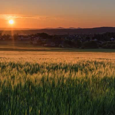 Hügel oberhalb von Kirchheim, Germany