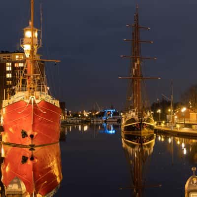 im Hafen von Emden, Germany