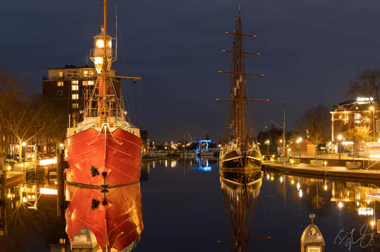 im Hafen von Emden
