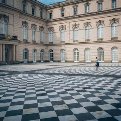 im Park von Schloss Herrenchiemsee, Germany