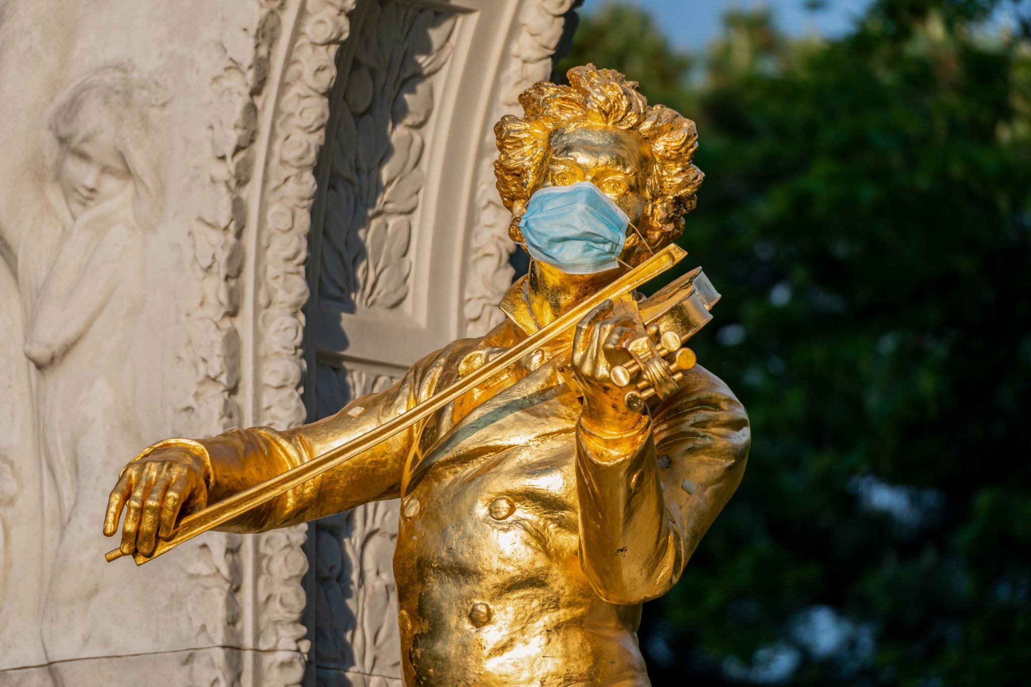 Johann Strauss Monument Vienna, Austria