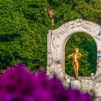 Johann Strauss Monument Vienna, Austria