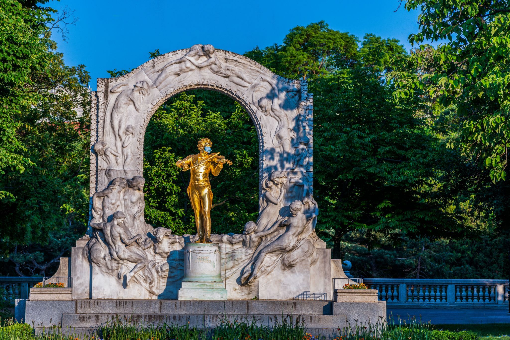 Johann Strauss Monument Vienna, Austria