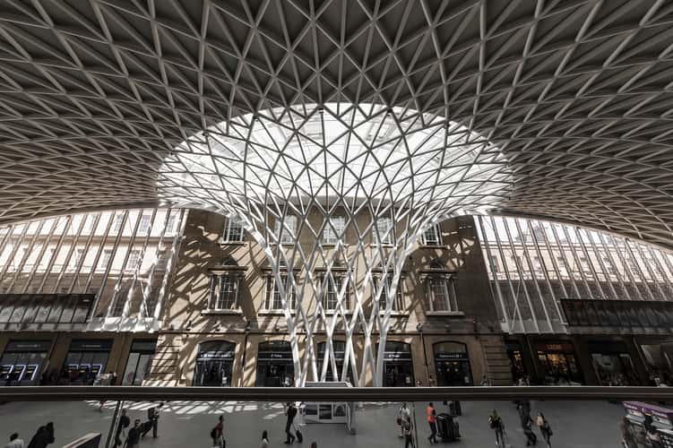 Entrance Hall at King's Cross Main Line Station, London