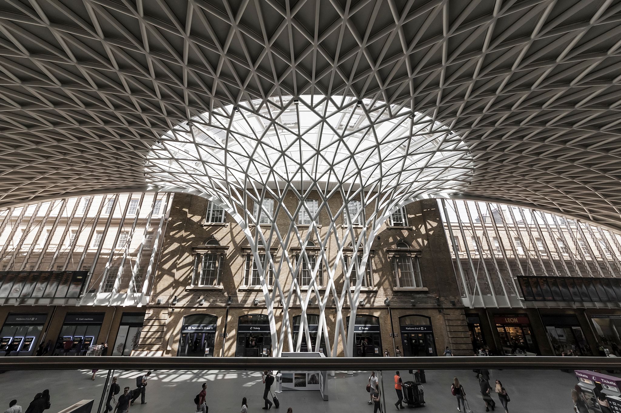 Entrance Hall at King's Cross Main Line Station, London, United Kingdom