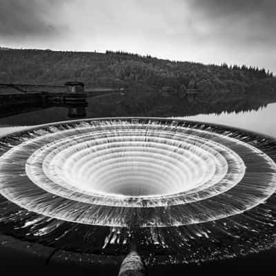 Ladybower Reservoir Plughole, United Kingdom