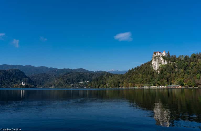 Lake Bled: boats and castle