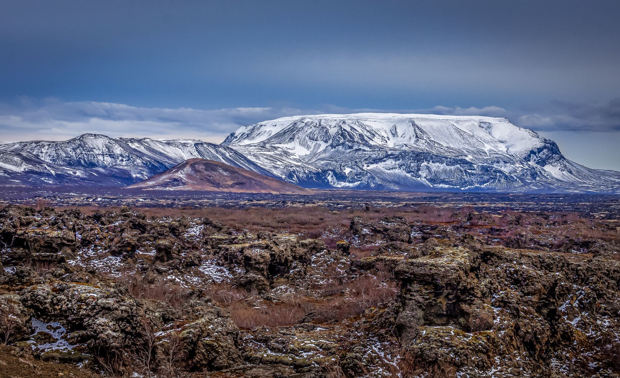 Lava Fields near Lake Myvatn, Iceland