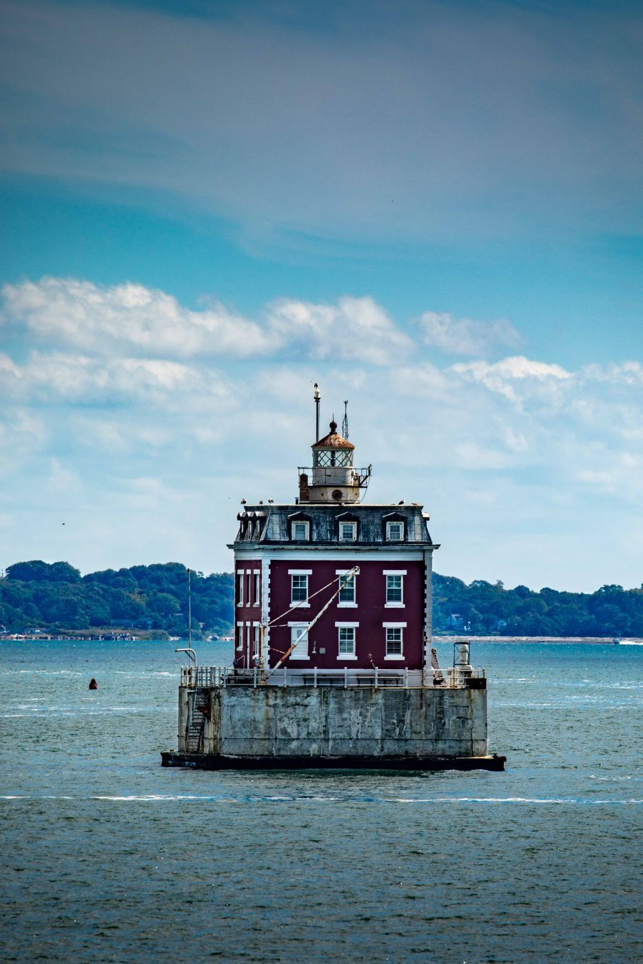 Ledge Lighthouse in New London, Connecticut, USA