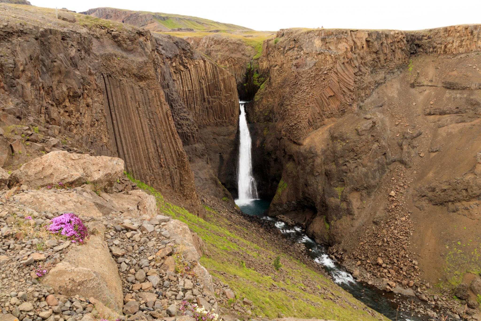 Litlanesfoss in Iceland, Iceland
