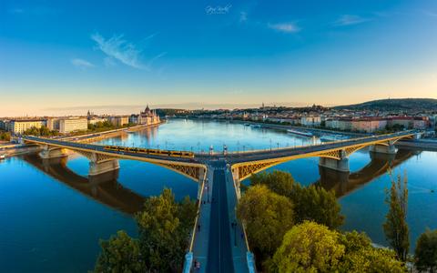 Margaret bridge. Budapest Hungary