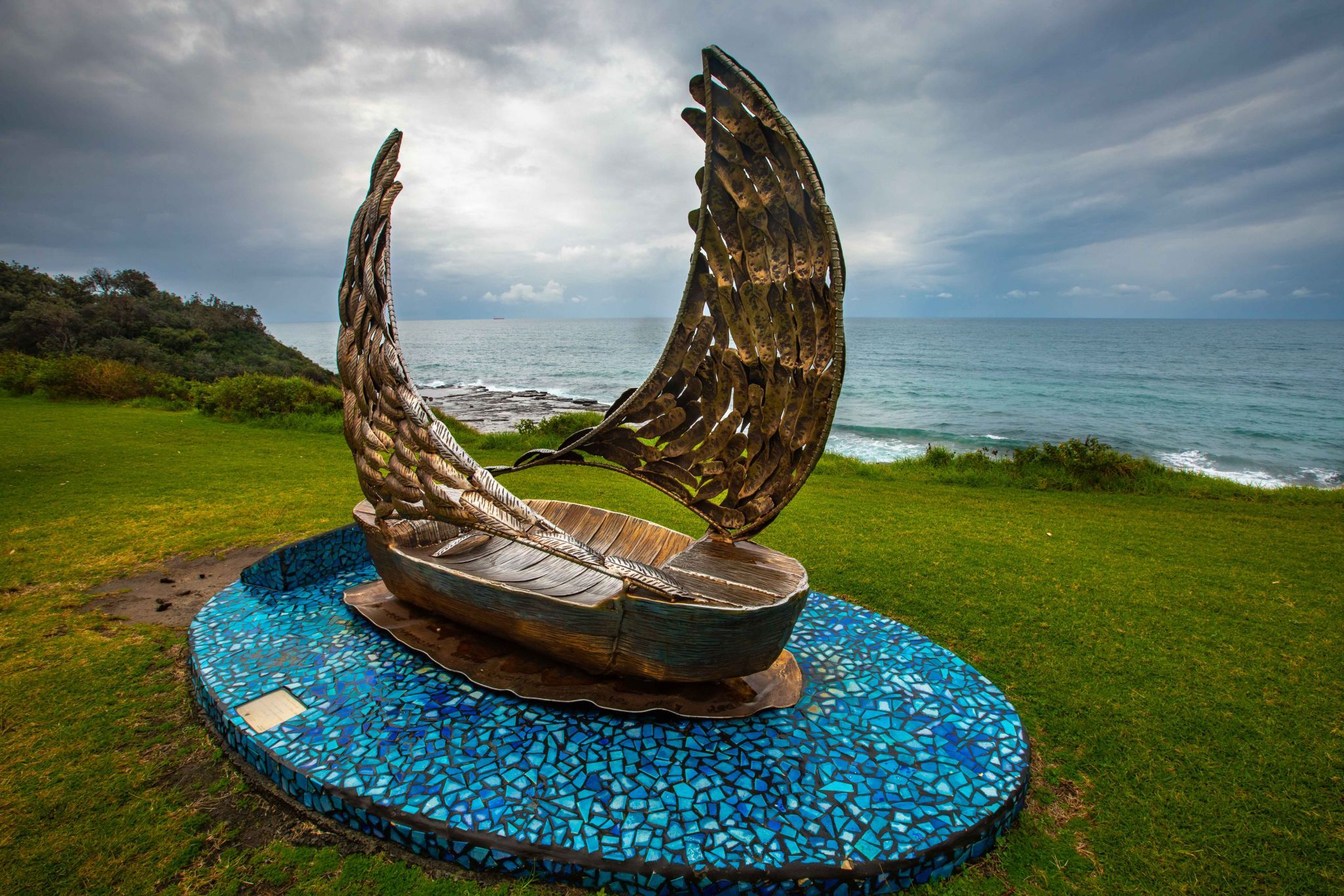 Mike Dwyer Reserve Sculpture Coledale New South Wales, Australia