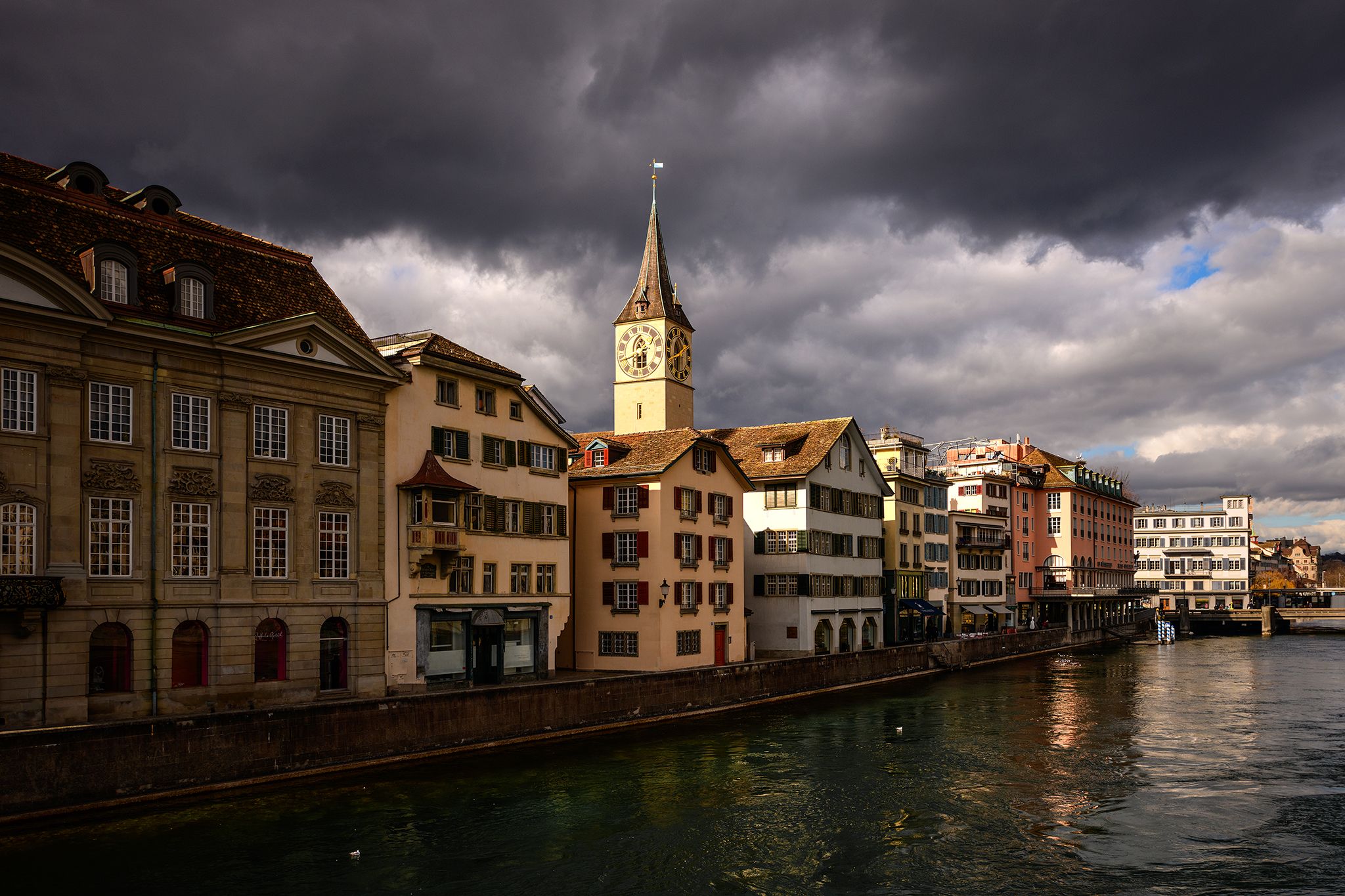 Münsterbrücke and Fraumünster, Zürich, Switzerland