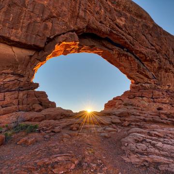 North Window in Arches National Park, USA