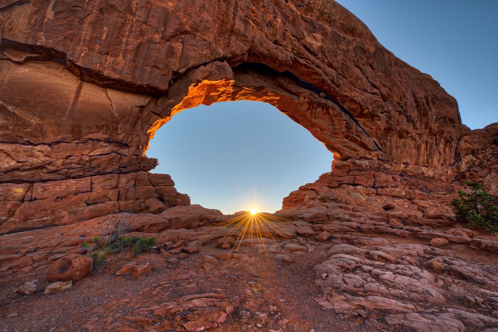 North Window in Arches National Park, USA