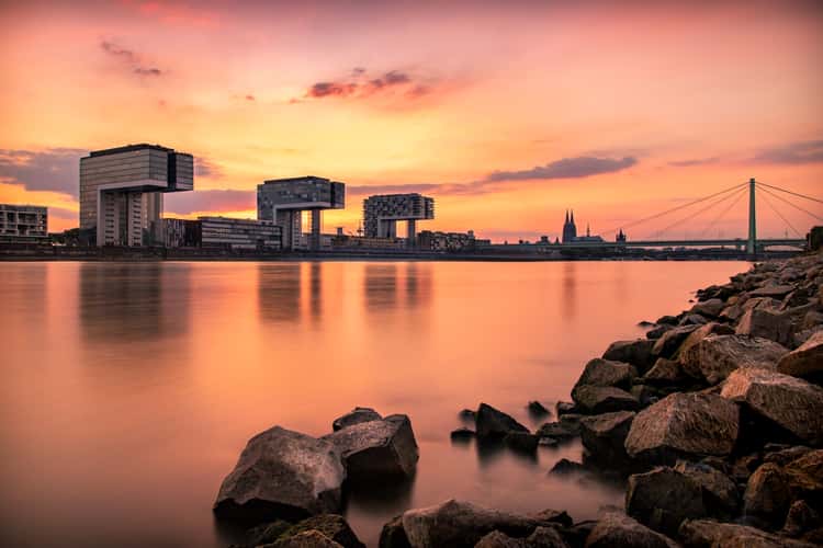 Crane Houses from Poller Wiesen, Cologne