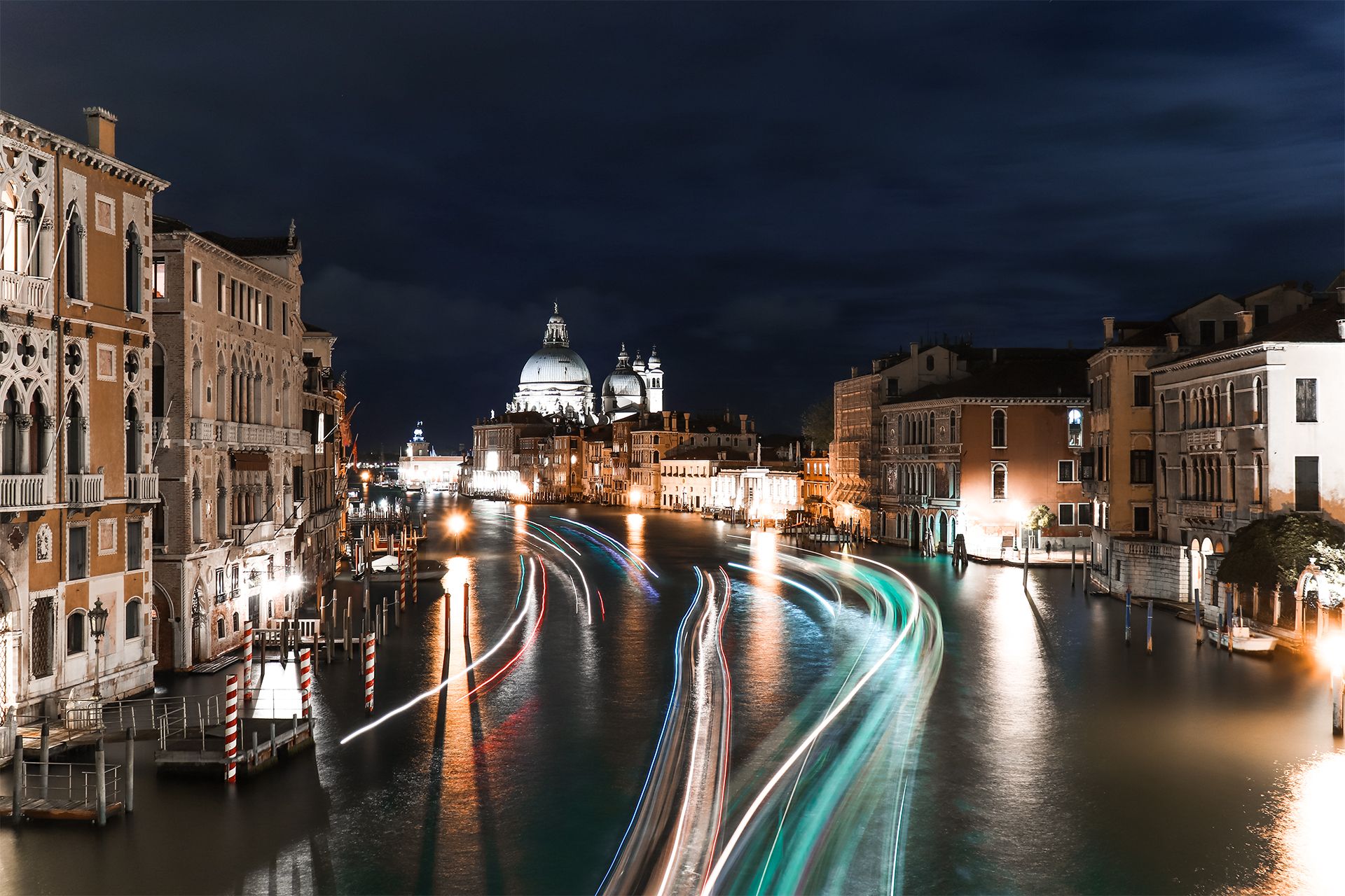 View from Ponte dell'Accademia, Venice, Italy