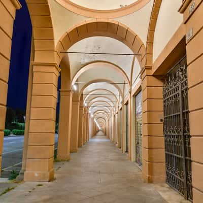 Portico della Certosa di Bologna, Italy