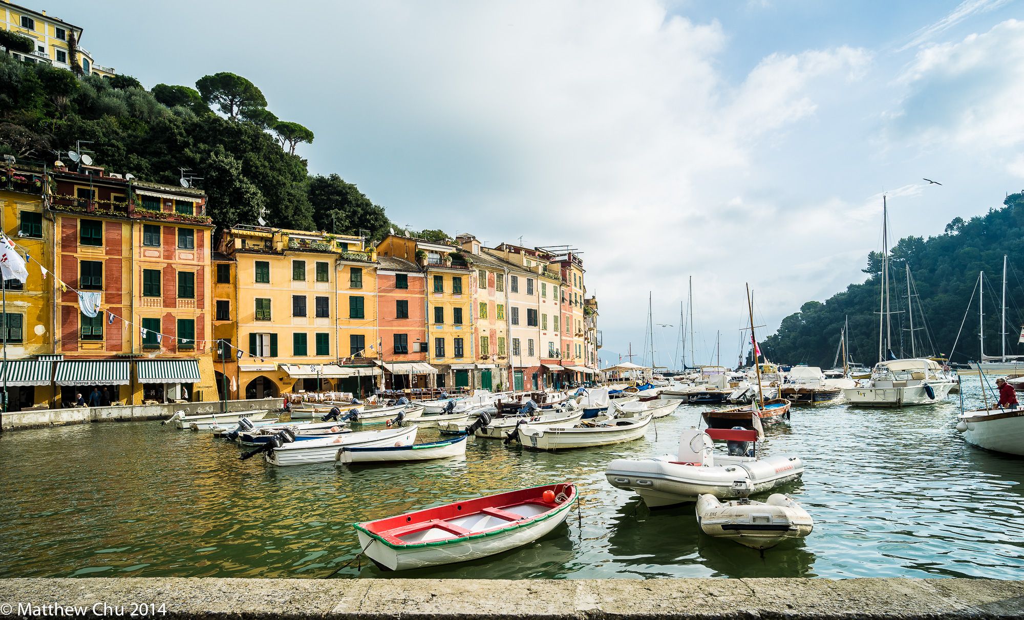 Portofino promenade, Italy