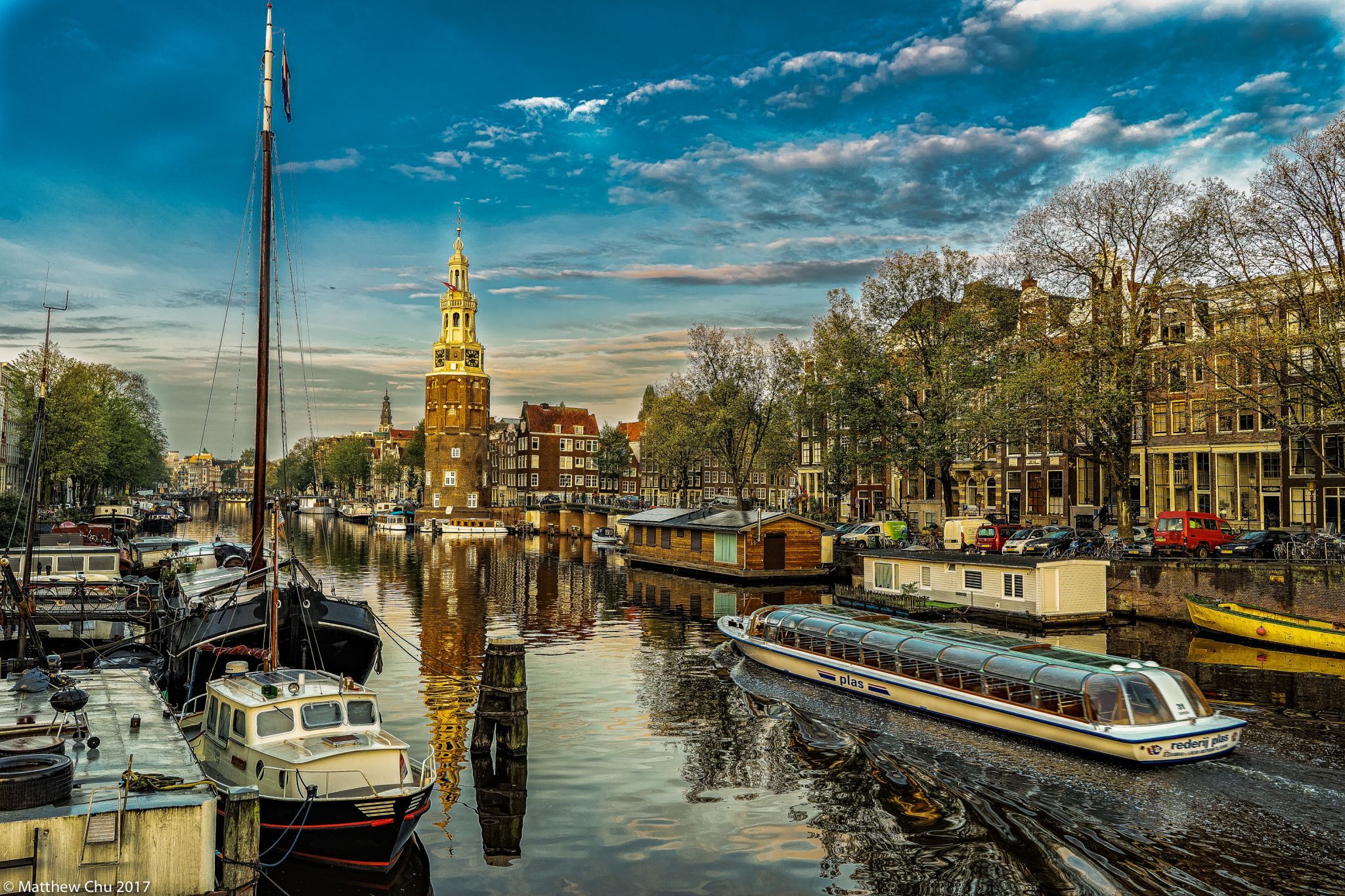 Prins Hendrikkade and Oudeschans, Amsterdam, Netherlands