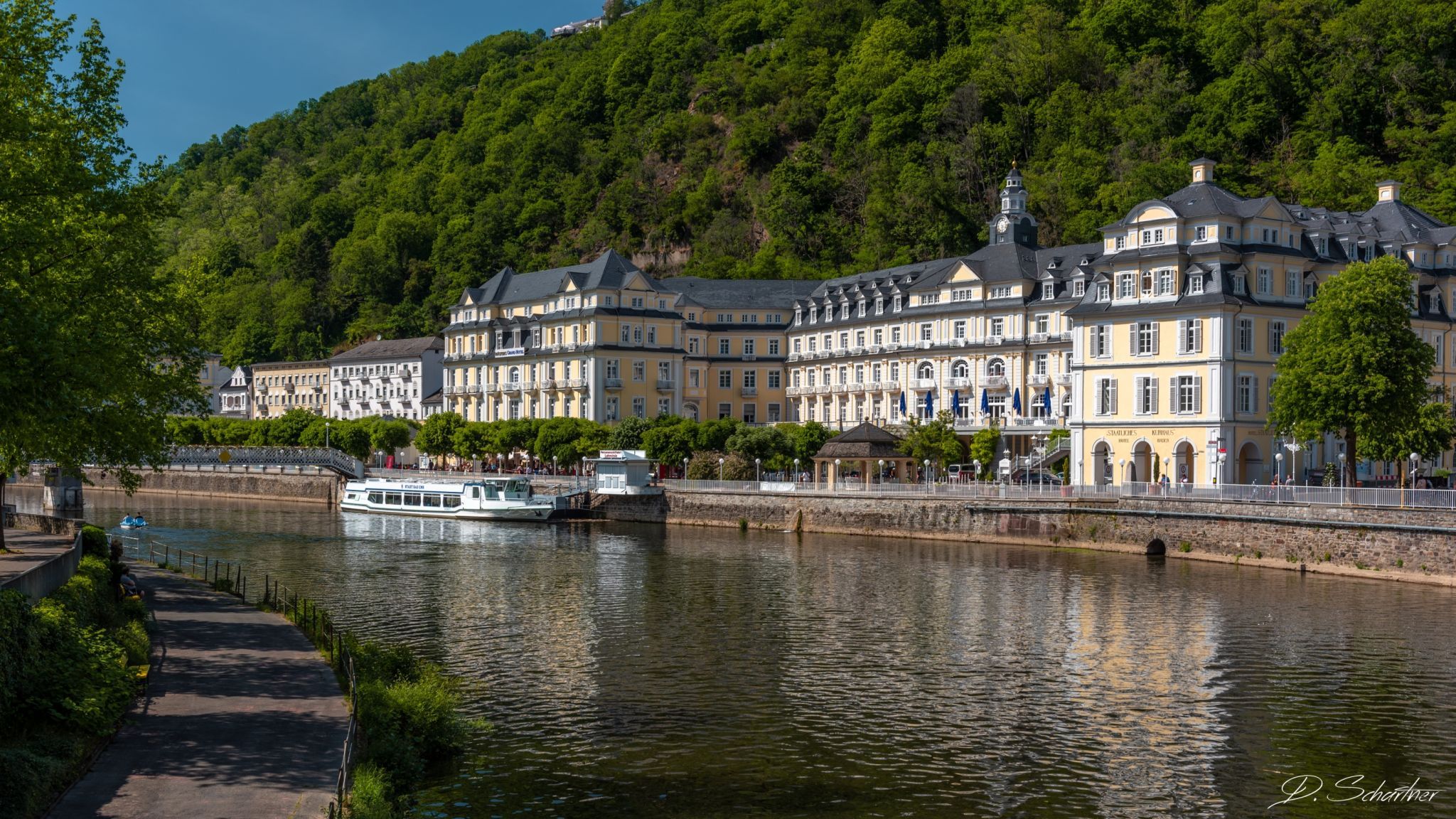 Promenade at Bad Ems, Germany