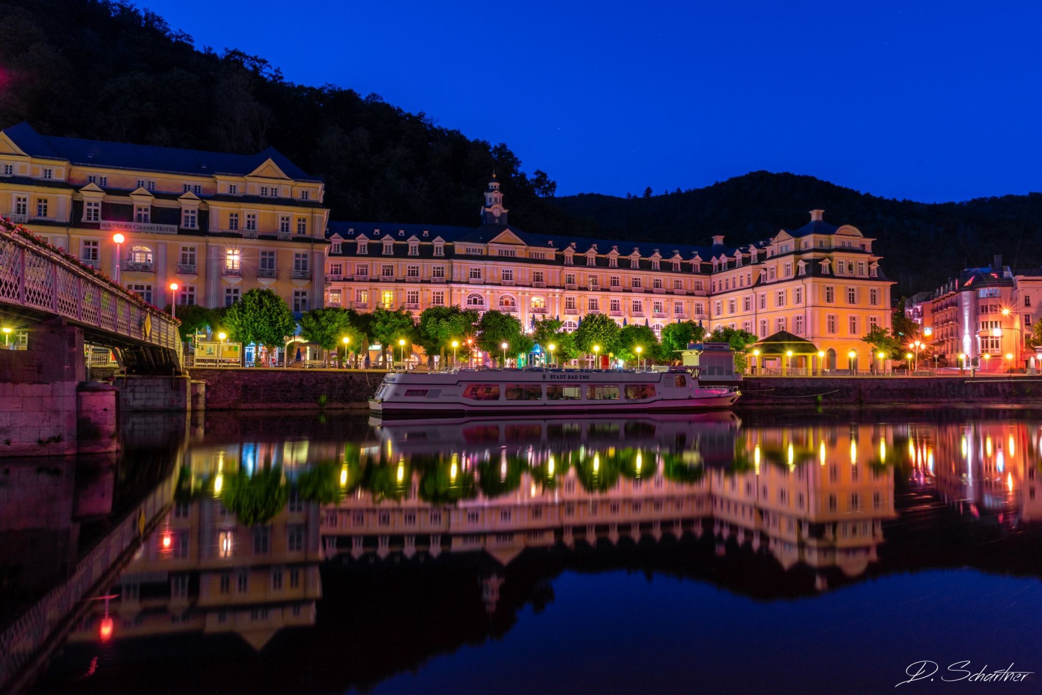 Promenade at Bad Ems, Germany