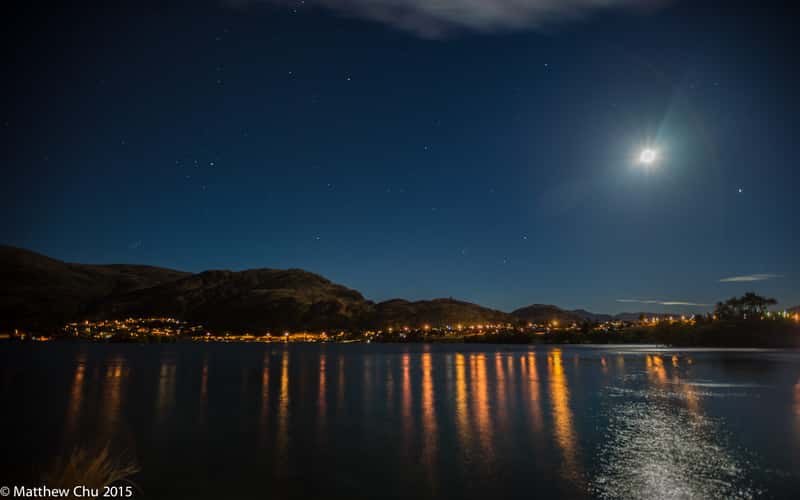 Queenstown at night