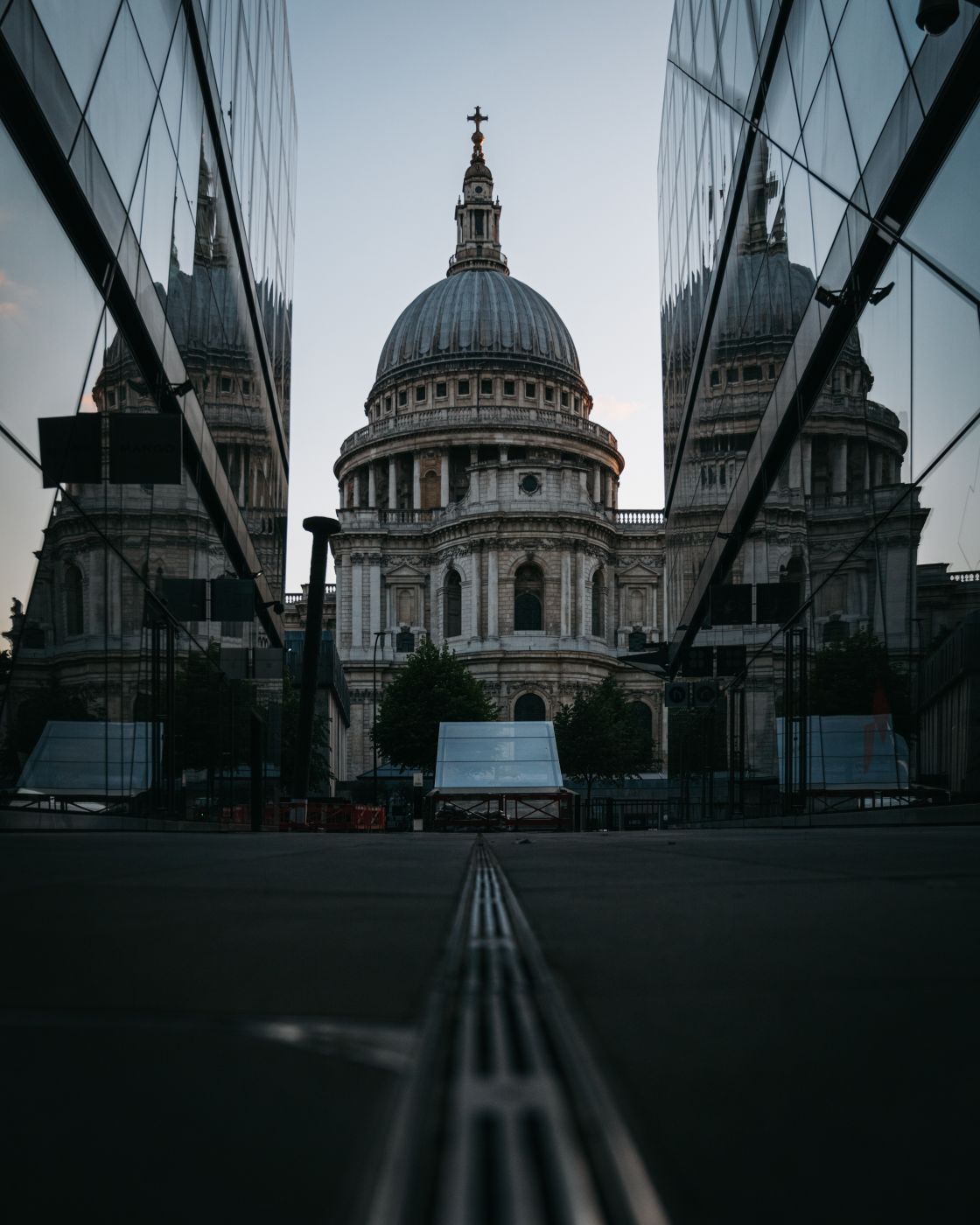 Reflection of St Paul's Cathedral, London, United Kingdom