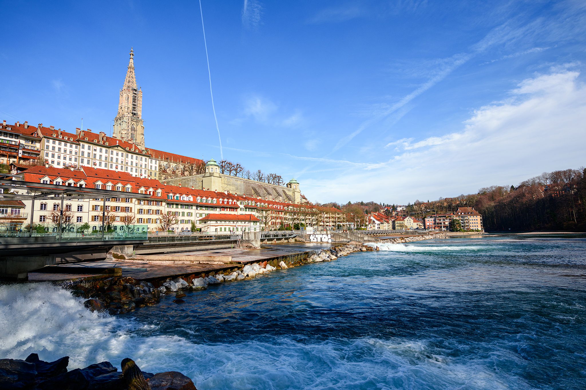 River Aare in Bern, Switzerland