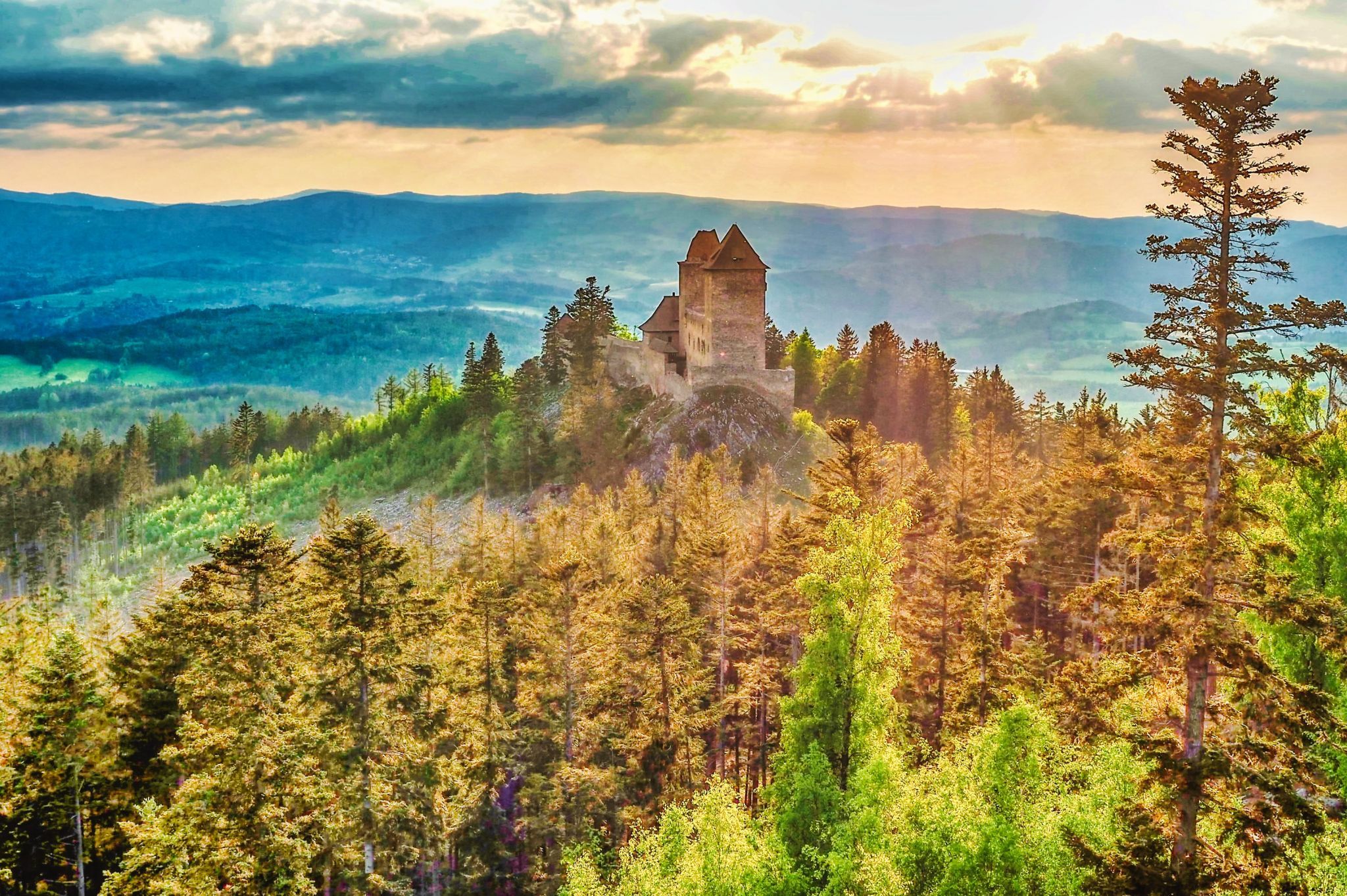 Royal Kašperk Castle, Czech Republic