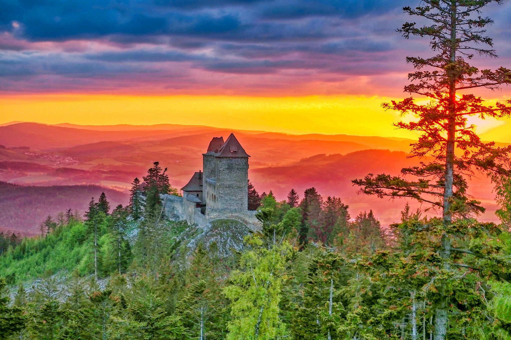Royal Kašperk Castle, Czech Republic