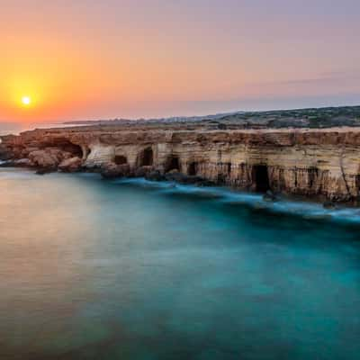 Sea caves, Cyprus, Cyprus