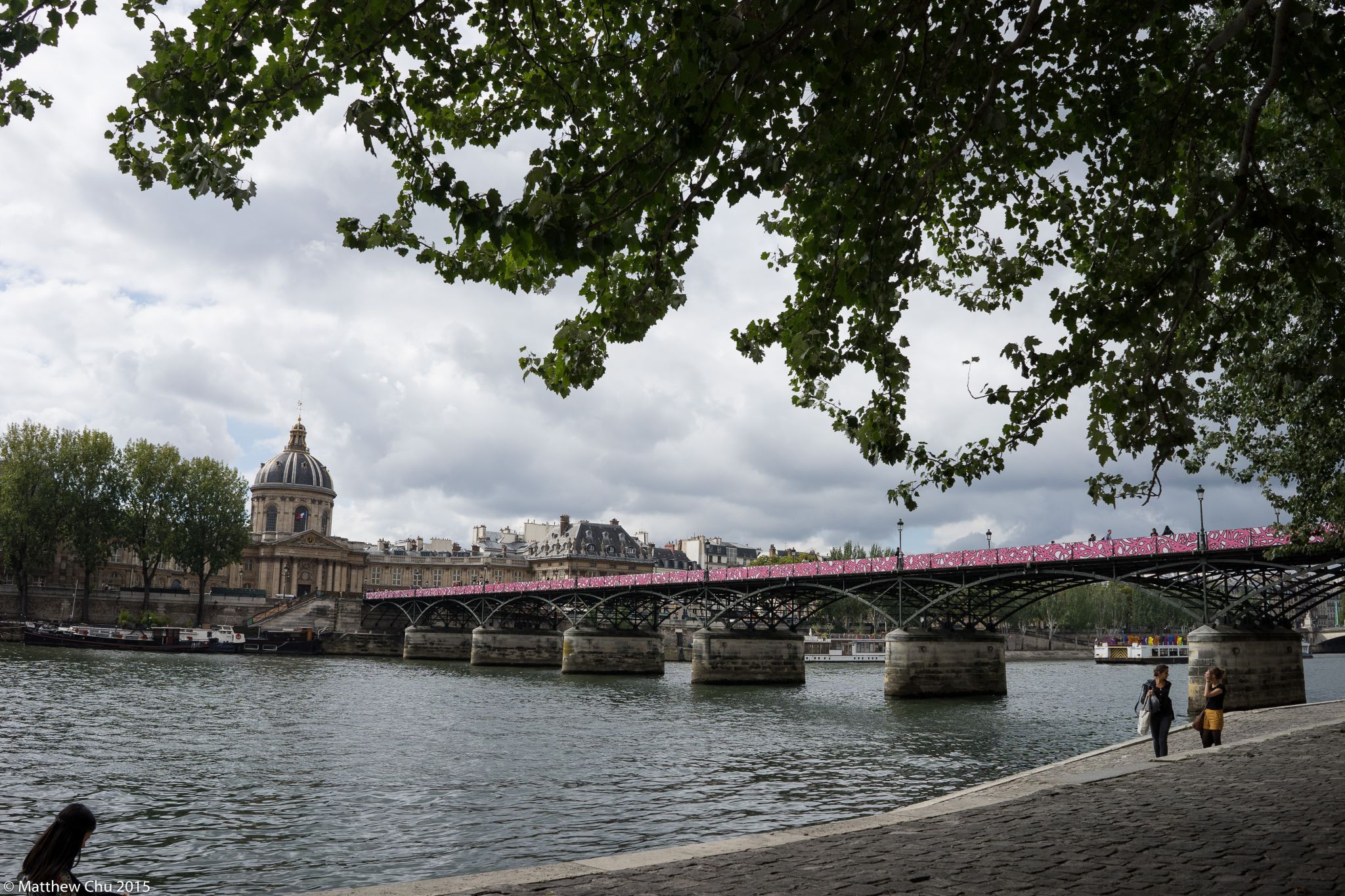 Seine river bank, Paris, France, France