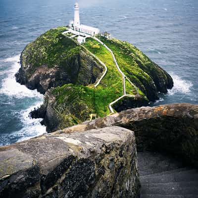 South Stack Lighthouse, Holyhead, Wales, United Kingdom