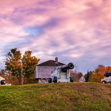 St. Andrews Blockhouse Cannons sunrise, Canada
