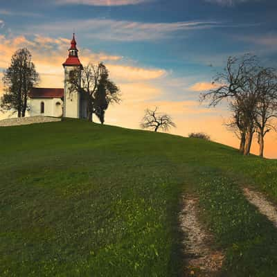 St. Thomas Church in Gorenji Vrsnik, Slovenia