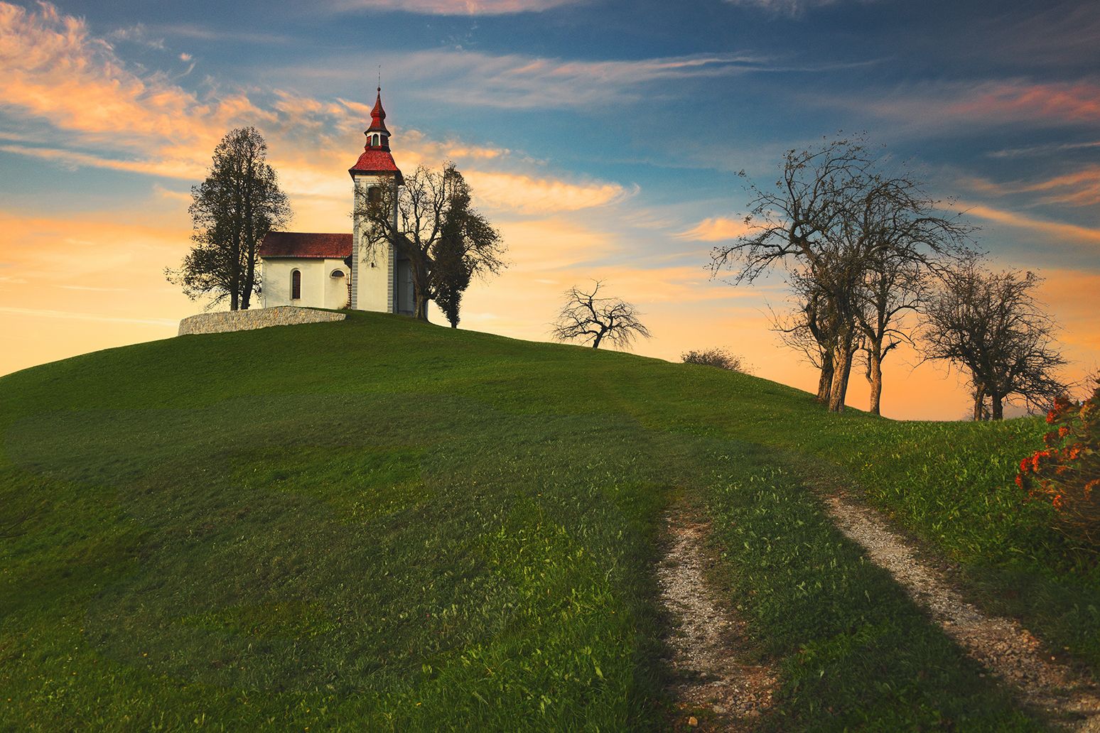St. Thomas Church in Gorenji Vrsnik, Slovenia