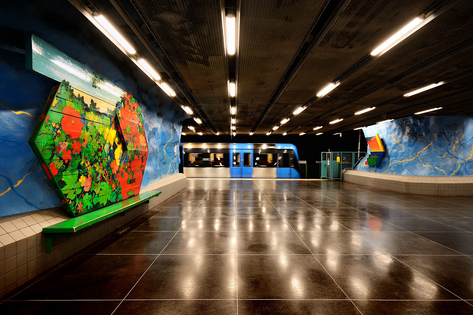 Stadion (Underground Station), Stockholm, Sweden