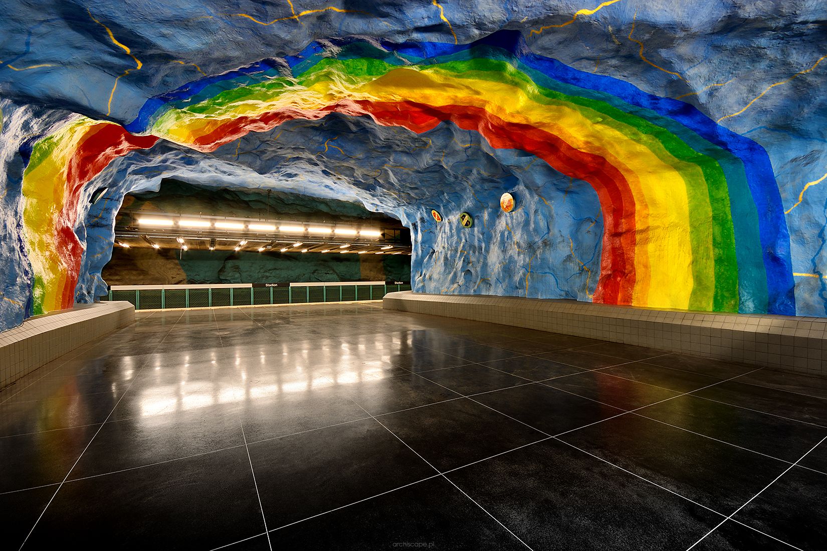 Stadion (Underground Station), Stockholm, Sweden